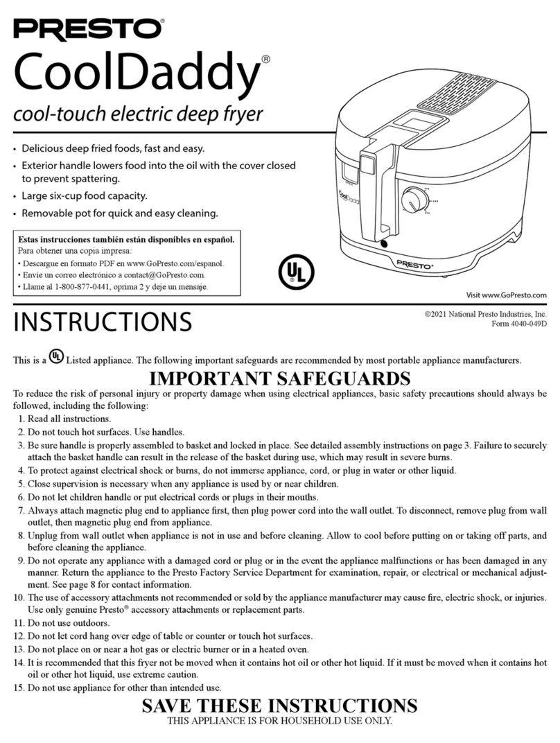 Presto CoolDaddy 05442 User manual