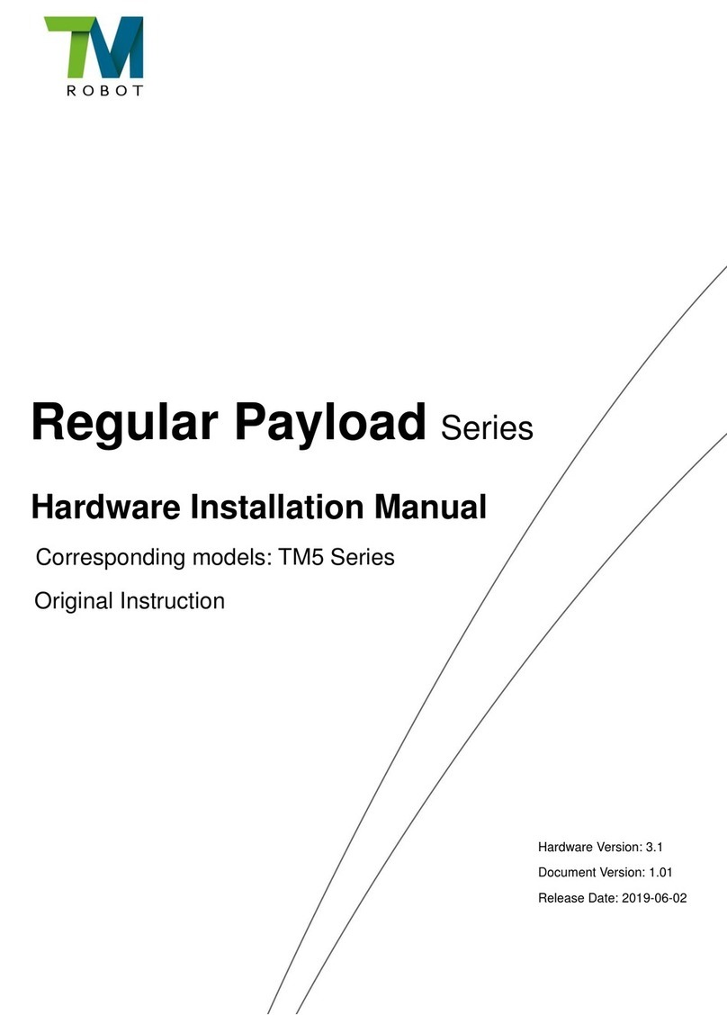 TM Robot Regular Payload Series Assembly instructions TM Robot Regular Payload Series Assembly instructions