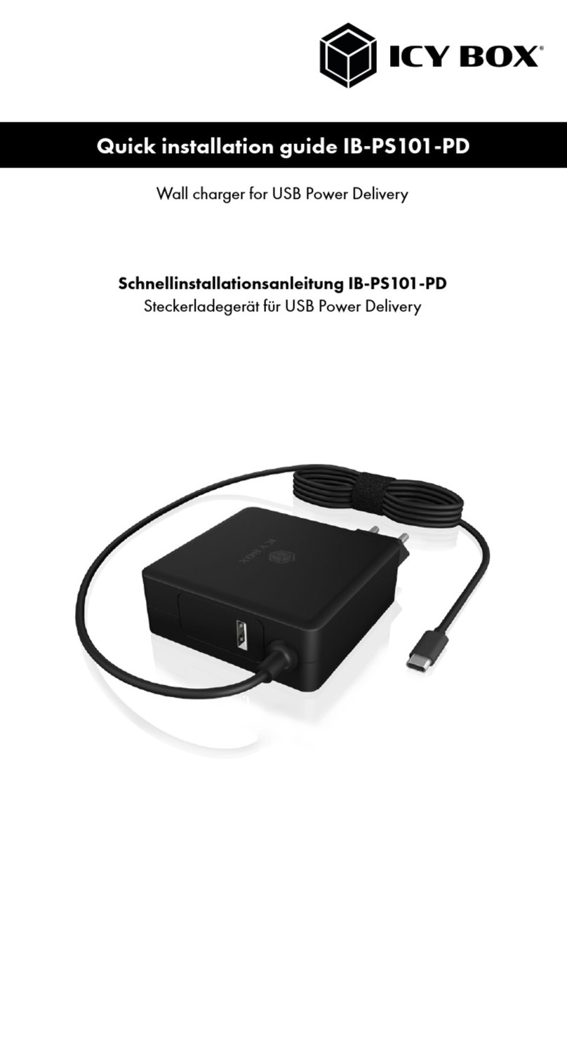 Icy Box IB-PS101-PD Quick installation guide