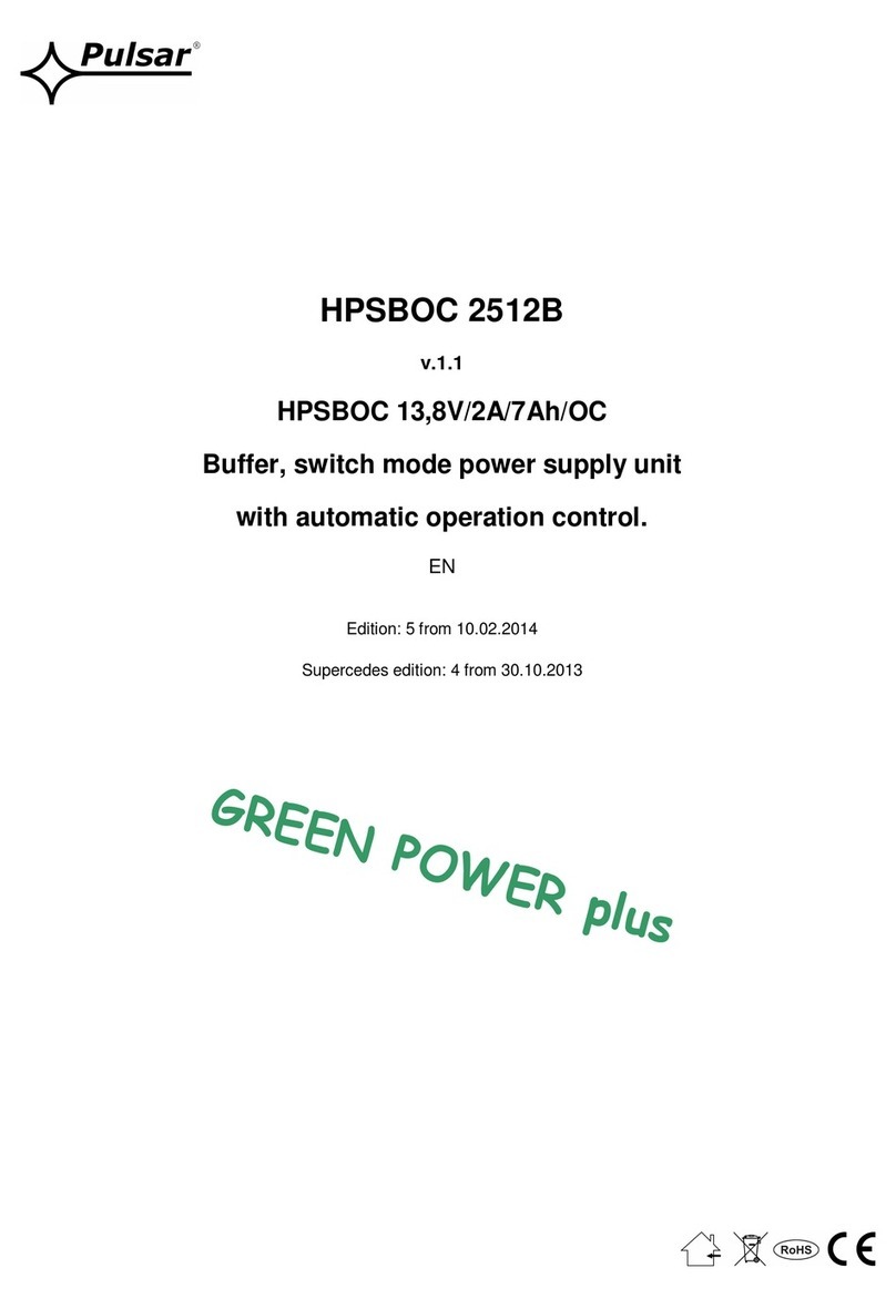 Pulsar HPSBOC 2512B User manual
