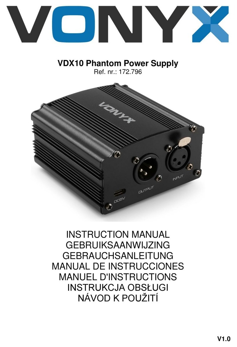 Vonyx Phantom VDX10 User manual