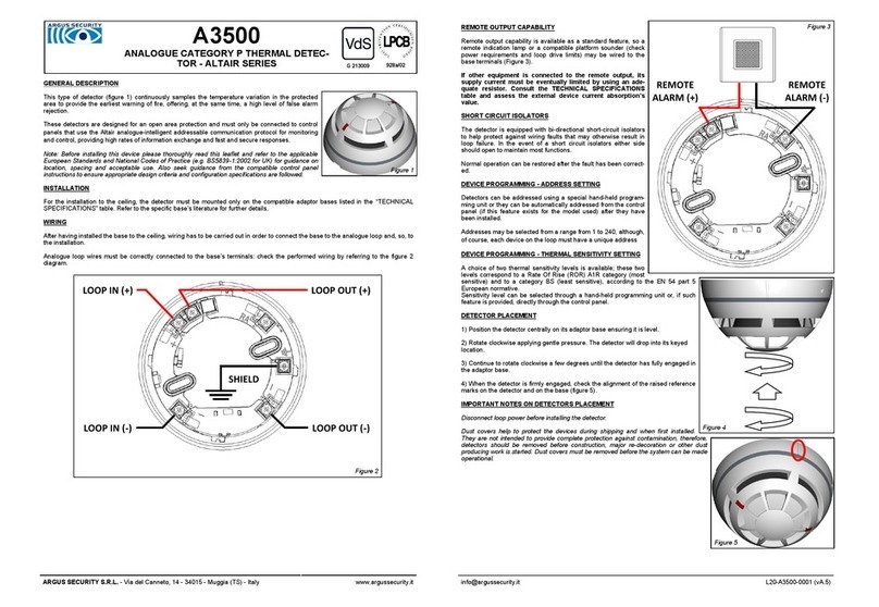 Argus Security A3500 manual