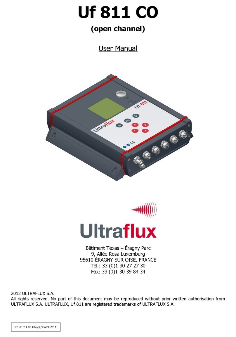 Ultraflux Uf 811 CO user manual