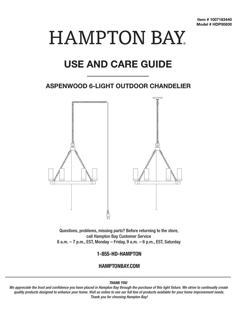 HAMPTON BAY ASPENWOOD HDP00830 User manual