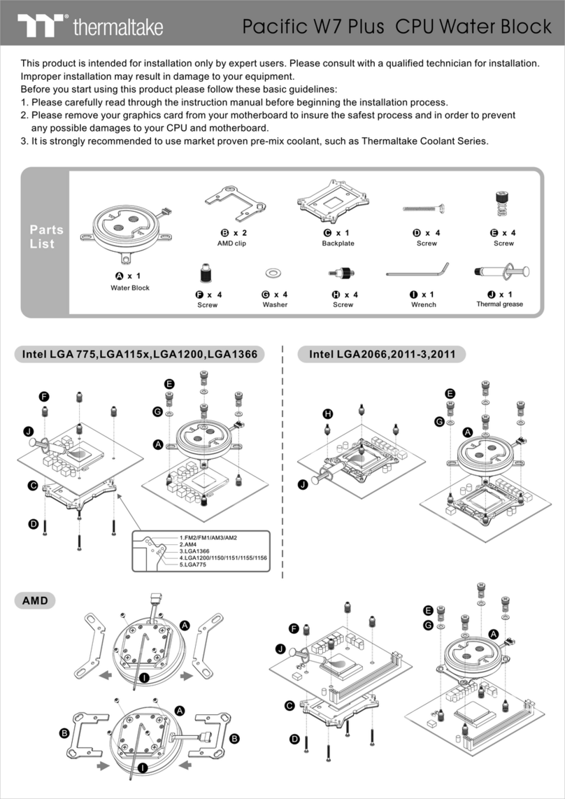 Thermaltake CL-W279-CU00SW-A User manual