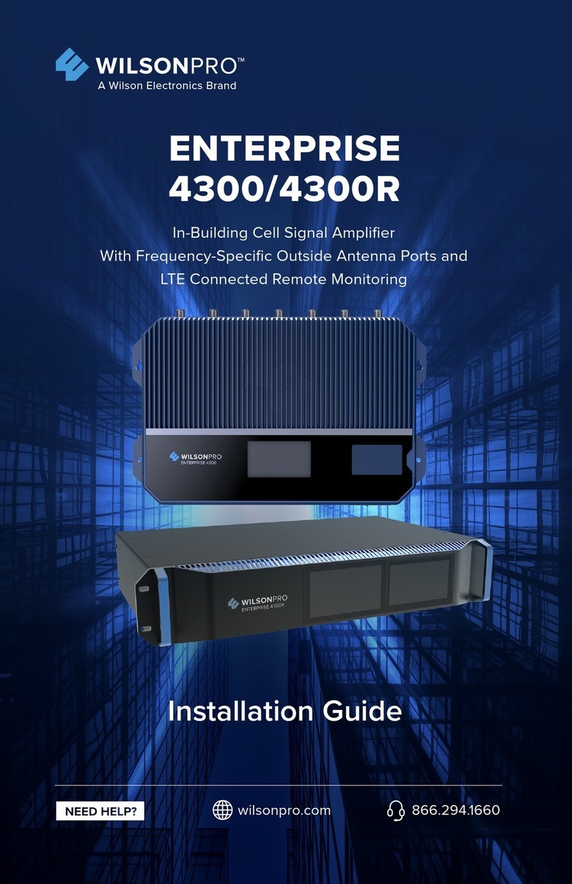 Wilson Electronics WILSONPRO ENTERPRISE 4300 installation guide