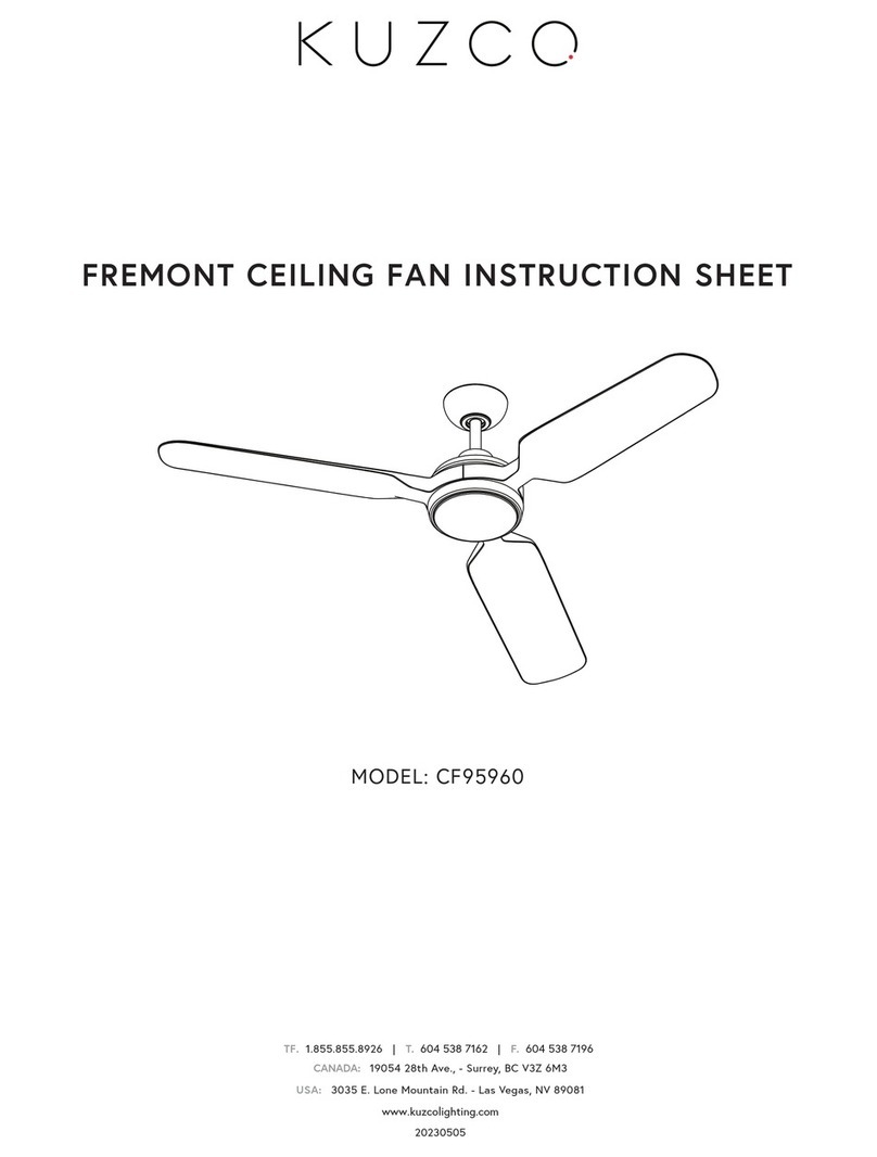 kuzco lighting FREMONT CF95960 instruction sheet
