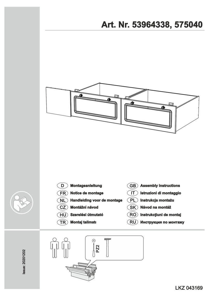 Home affaire Tessin 53964338 Assembly instructions