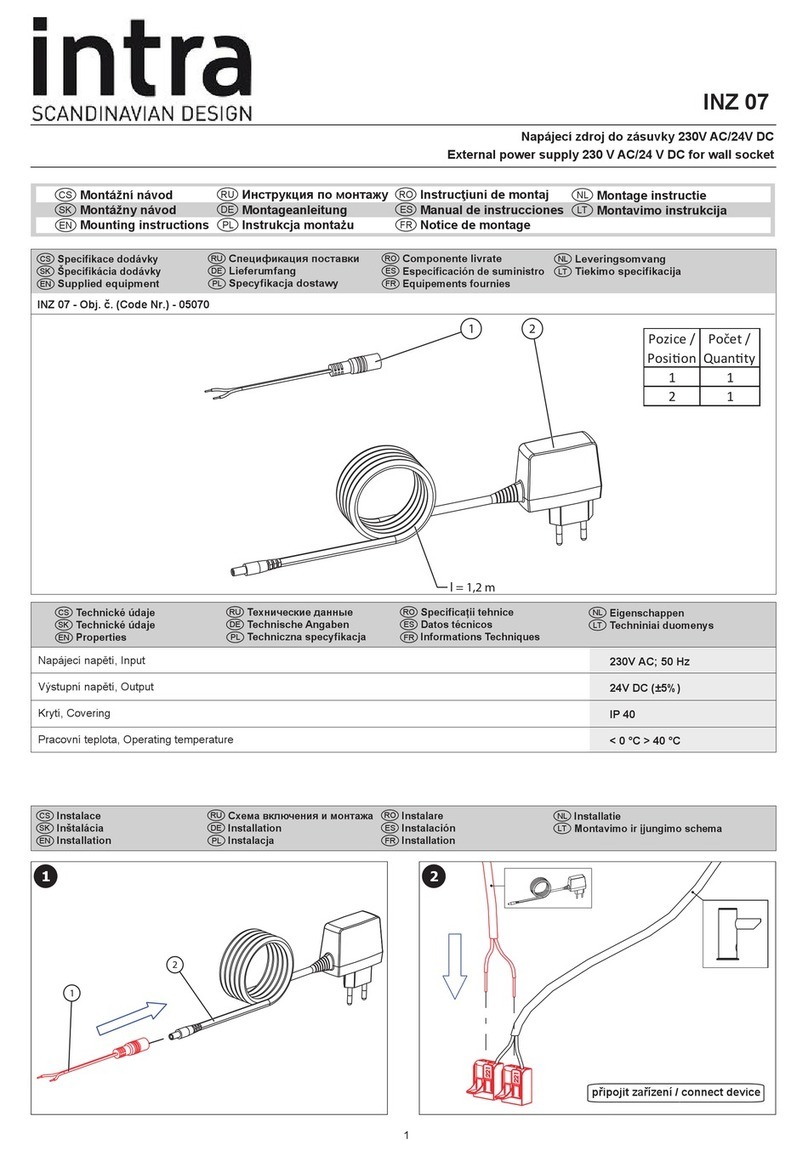 Intra INZ 07 manual