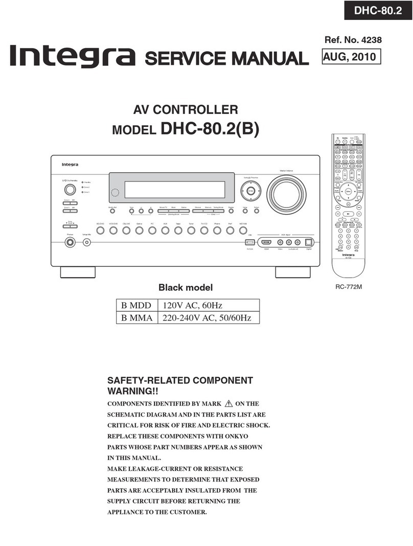 Integra DHC-80.2B Service manual