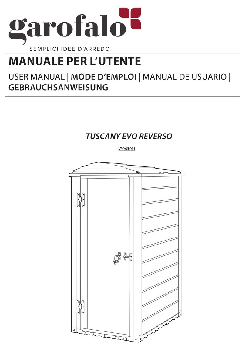 garofalo TUSCANY EVO REVERSO user manual