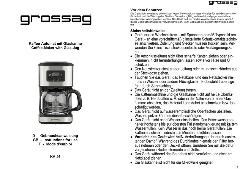 grossag KA 46 User manual
