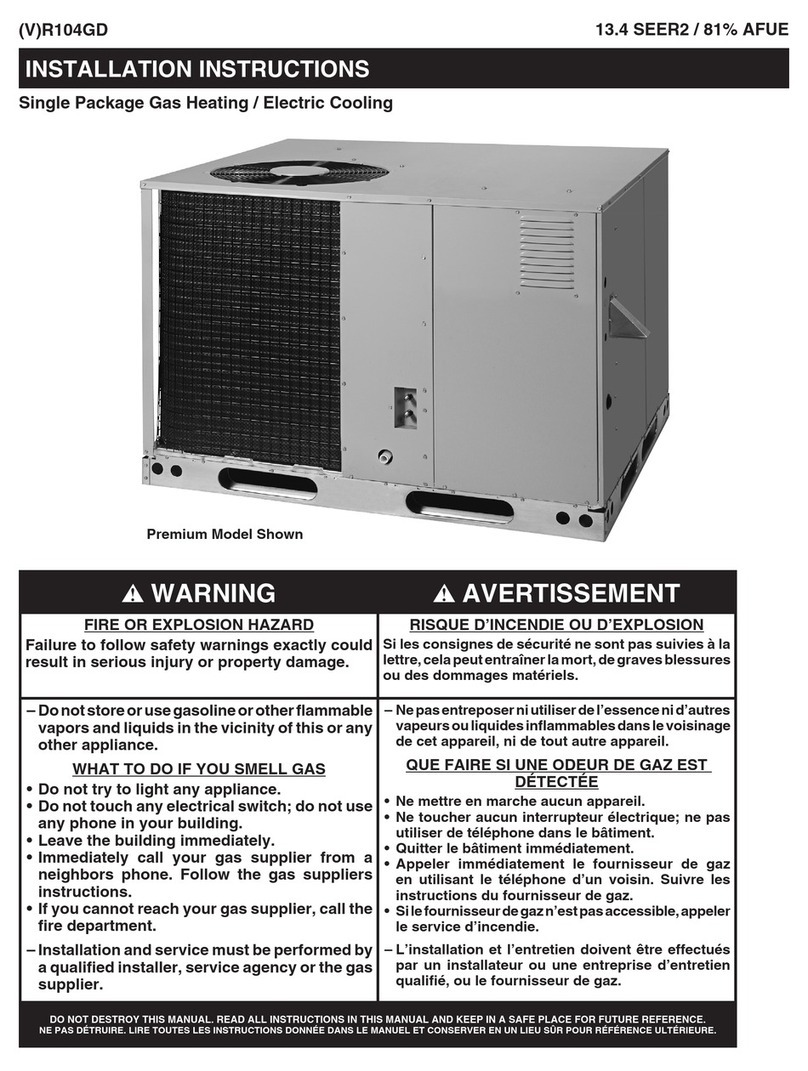 Nortek VR104GD Series User manual