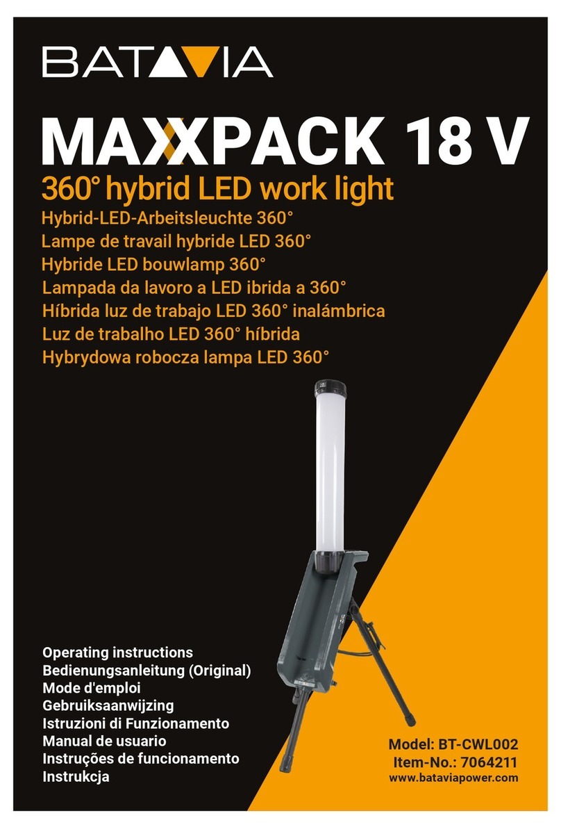 Batavia Maxxpack 18V BT-CWL002 User manual