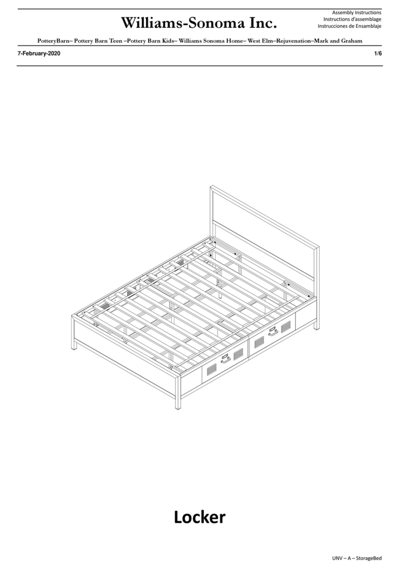 Williams-Sonoma Locker User manual Williams-Sonoma Locker User manual