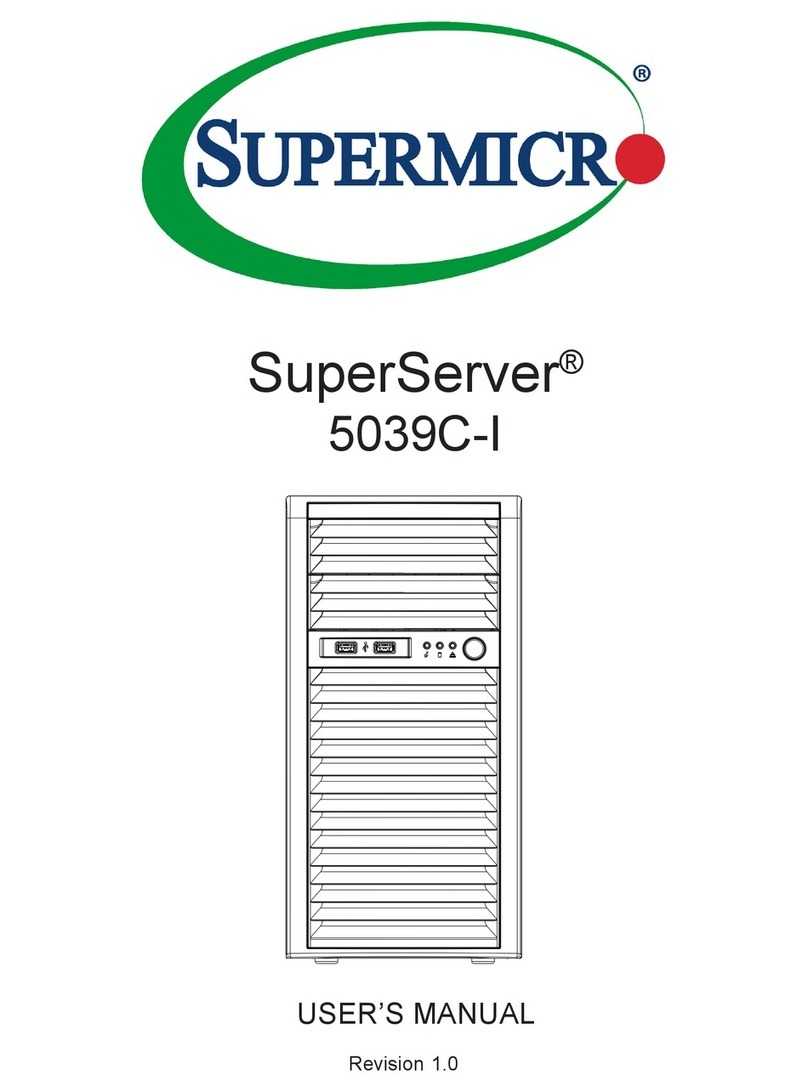 Supermicro SuperServer 5039C-I User manual