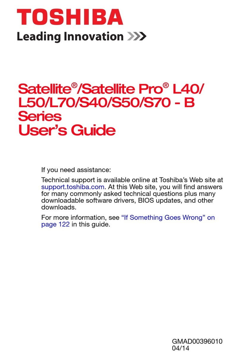 Toshiba Satellite Pro L70-B Series user guide