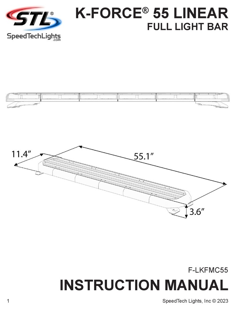 SpeedTech Lights K-FORCE 55 LINEAR User manual
