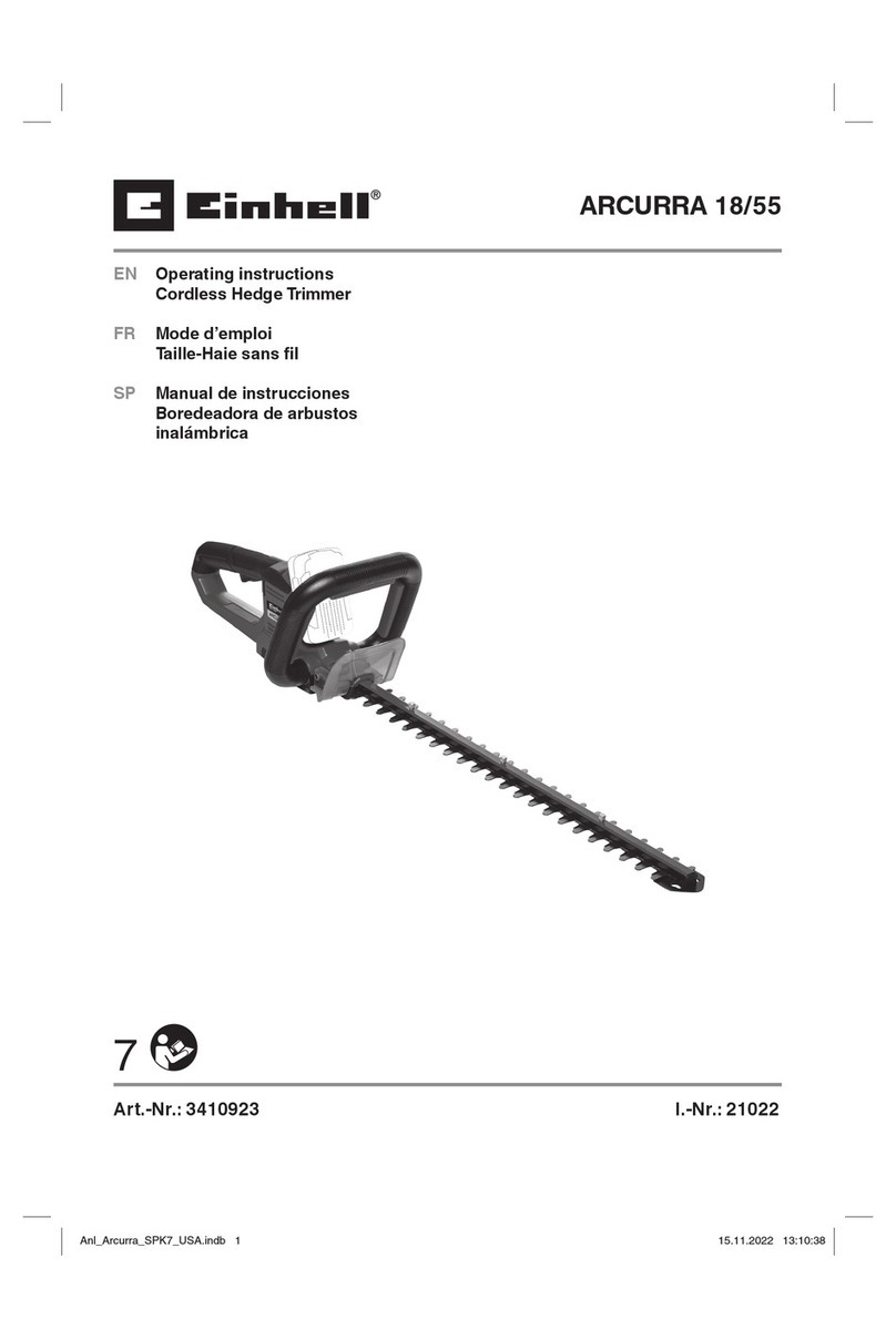 EINHELL ARCURRA 18/55 User manual