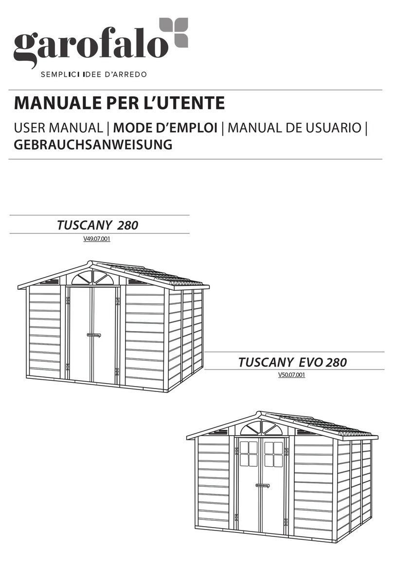 garofalo TUSCANY EVO 280 user manual