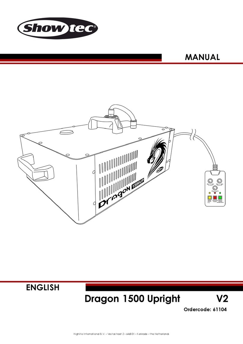 Show Tec Dragon 1500 Upright V2 manual