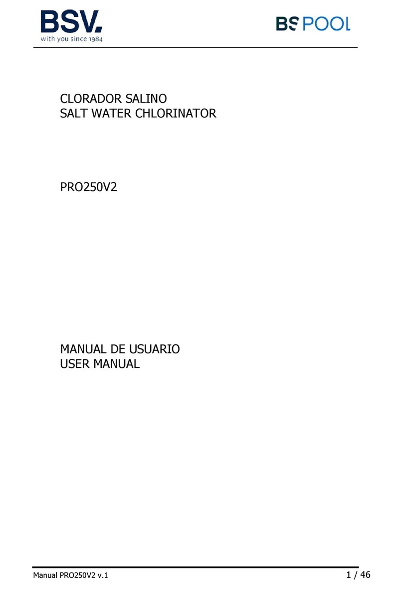 BSV BS POOL PRO250V2 User manual