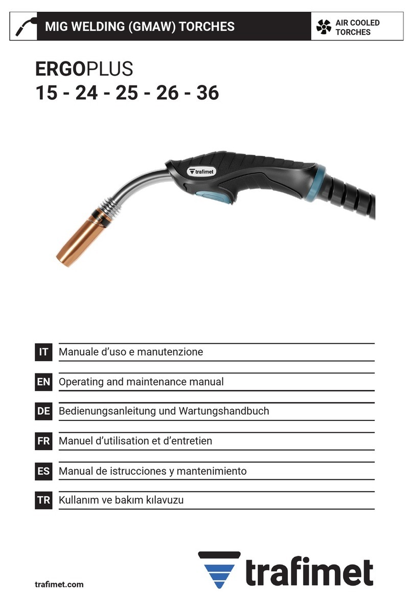 Trafimet ERGOPLUS 15 Operating instructions