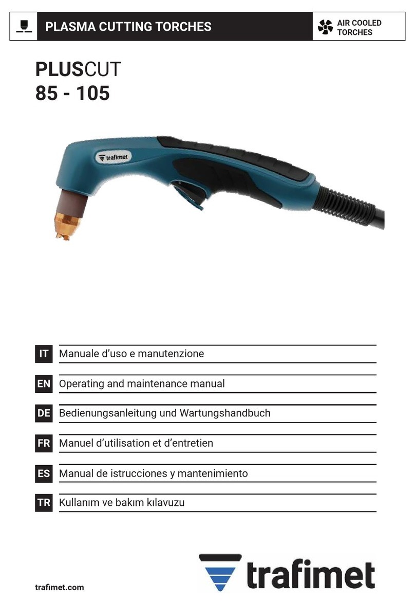 Trafimet PLUSCUT 85 Operating and maintenance manual