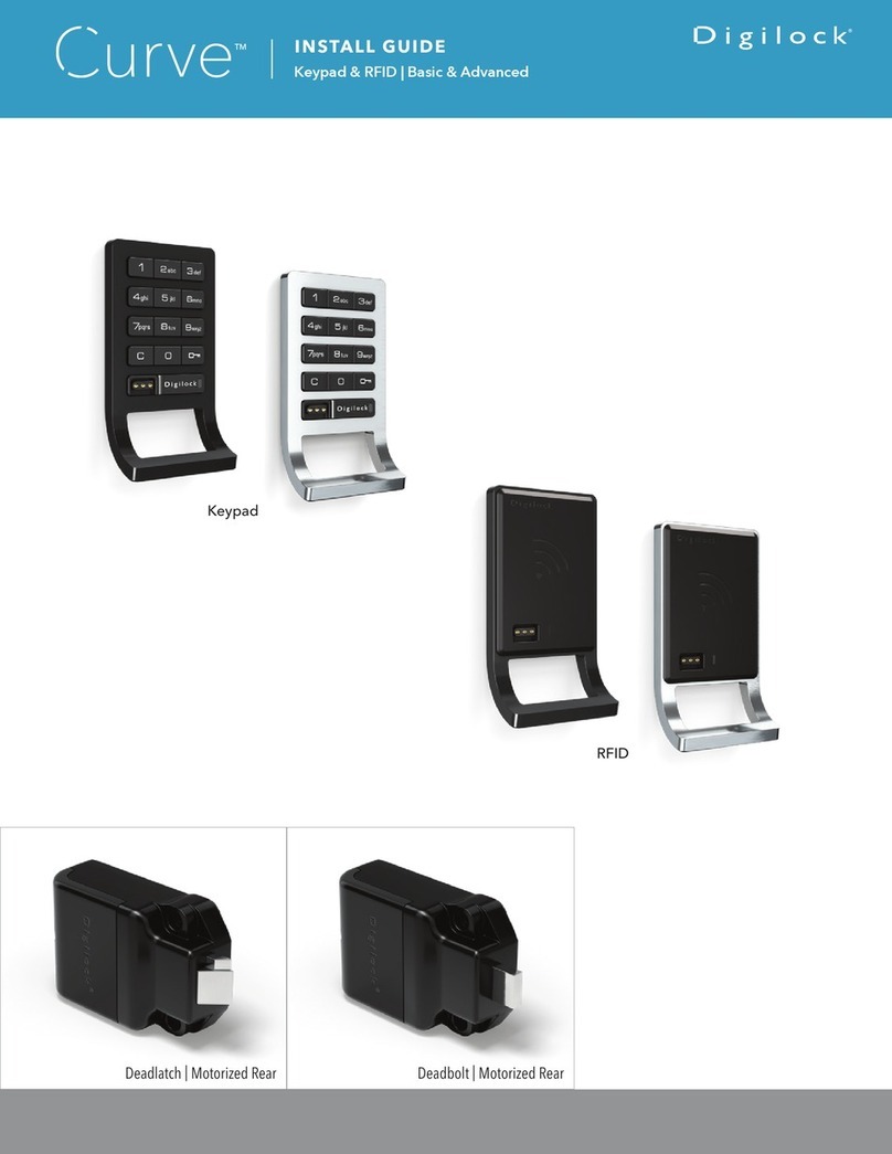 Digilock Curve Keypad Basic User manual