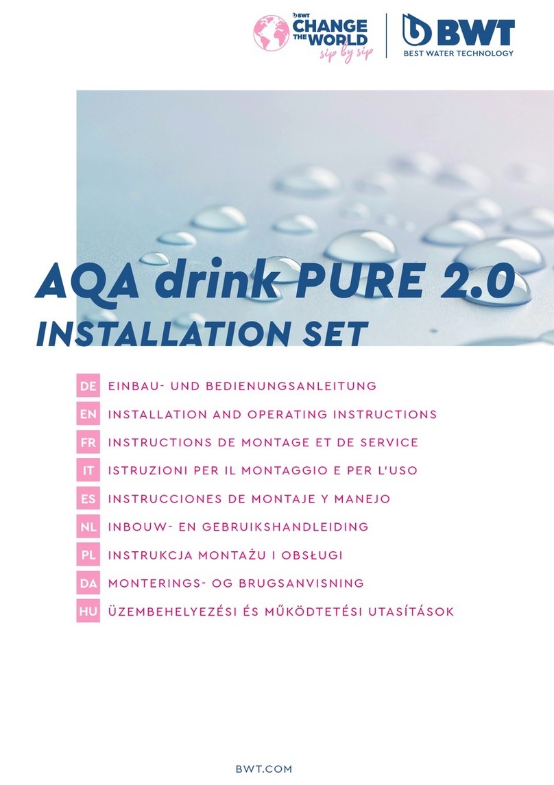 BWT AQA drink PURE 2.0 User manual