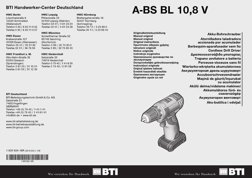 BTI A-BS BL 10,8 V Original instructions