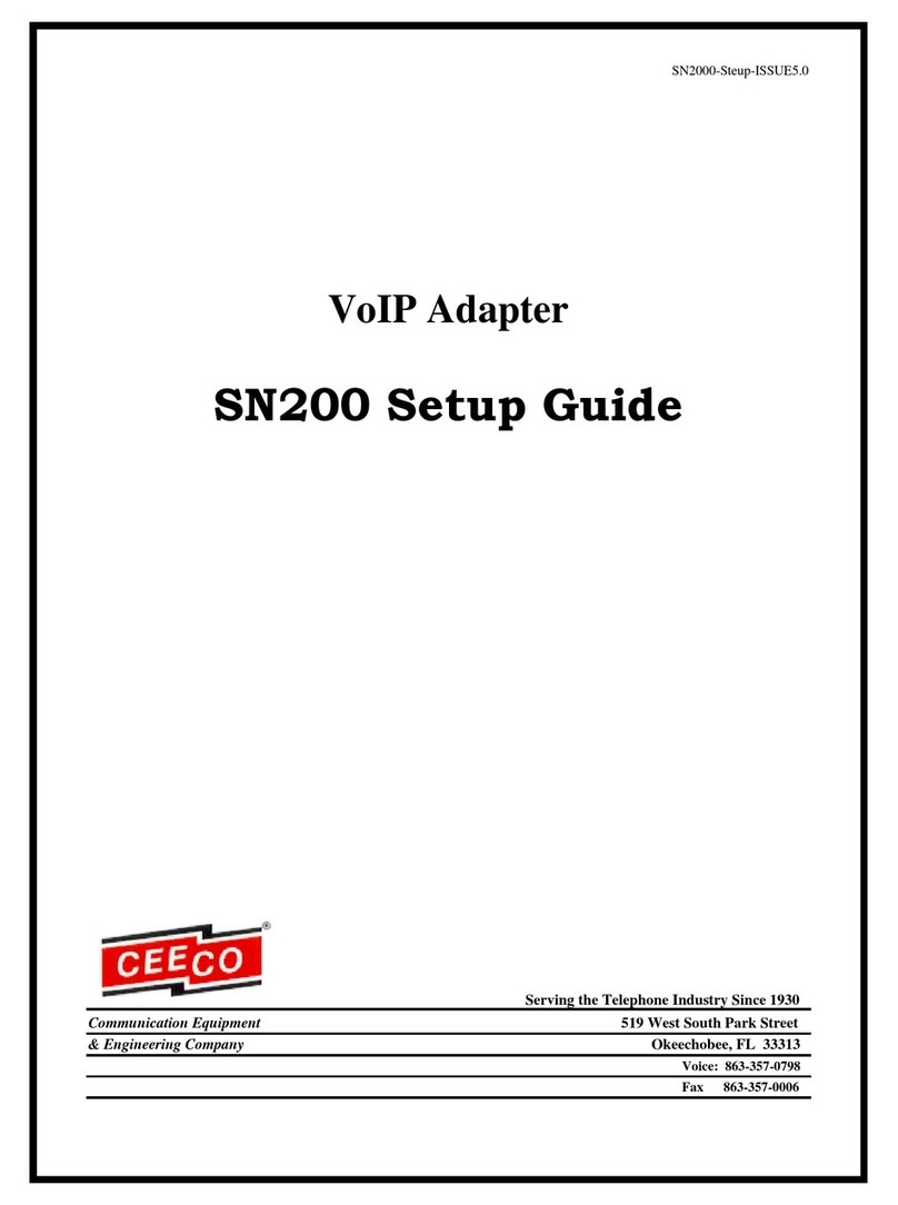 CEECO SN200 Setup guide