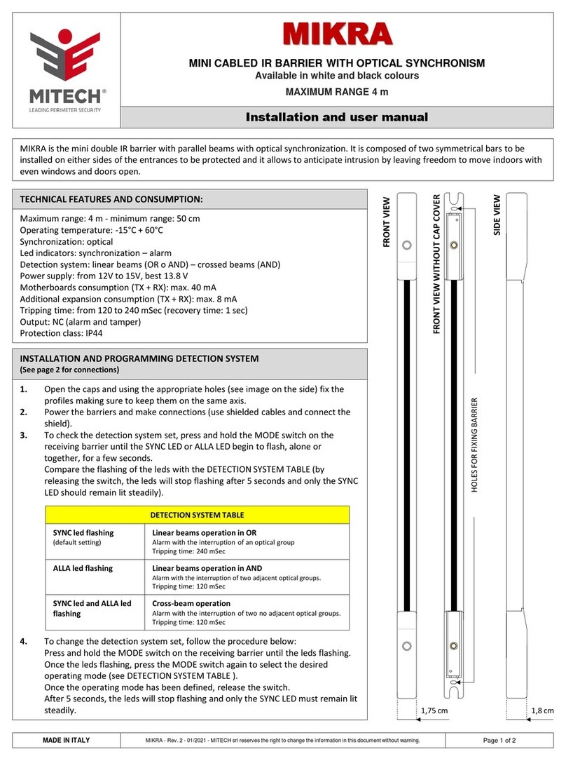 MITECH MIKRA Installation and user manual MITECH MIKRA Installation and user manual