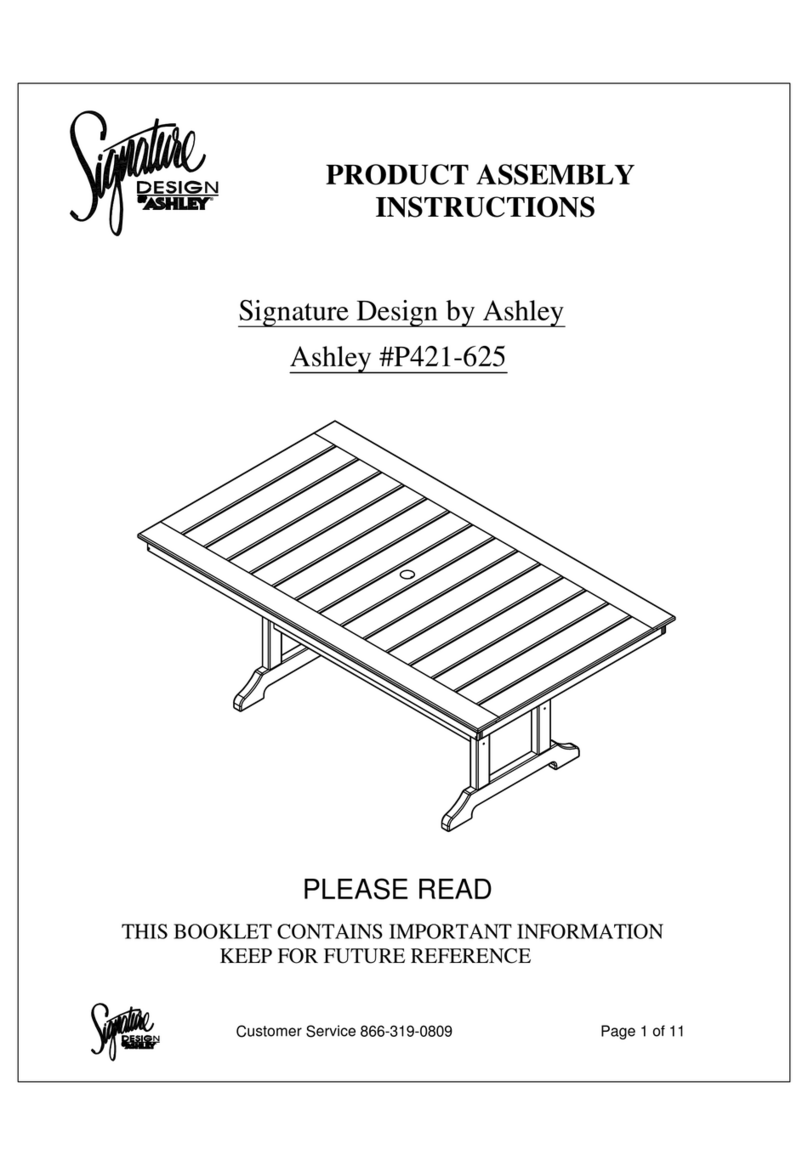 Signature Design by Ashley P421-625 Assembly instructions