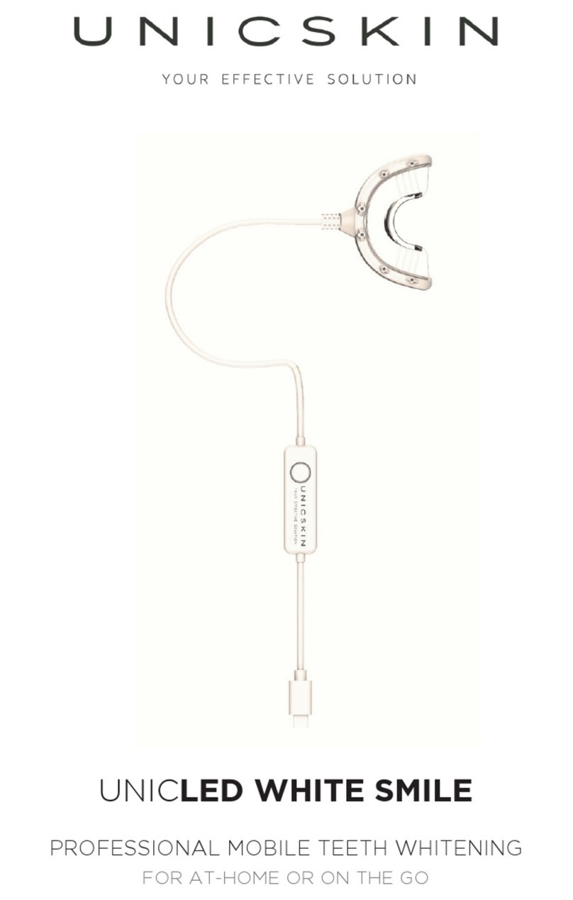 UNICSKIN UNICLED WHITE SMILE manual