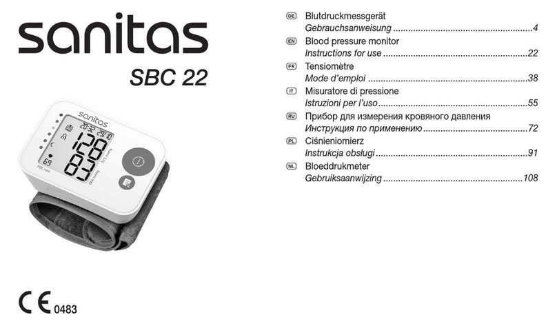 Sanitas SBC 22 User manual