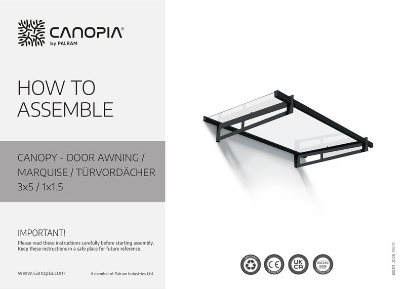 Palram CANOPIA Bremen How to assemble