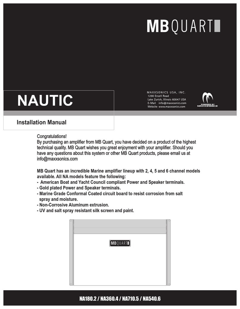 MB QUART NAUTIC NA30604 User manual
