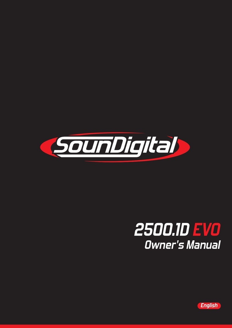 Soundigital 2500.1D EVO owner's manual