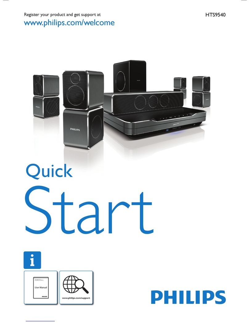 Philips HTS9540 quick start