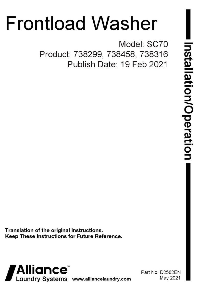 Alliance Laundry Systems SC70 Guide