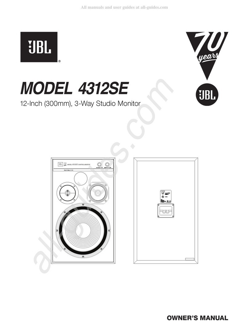 Harman JBL 4312SE User manual