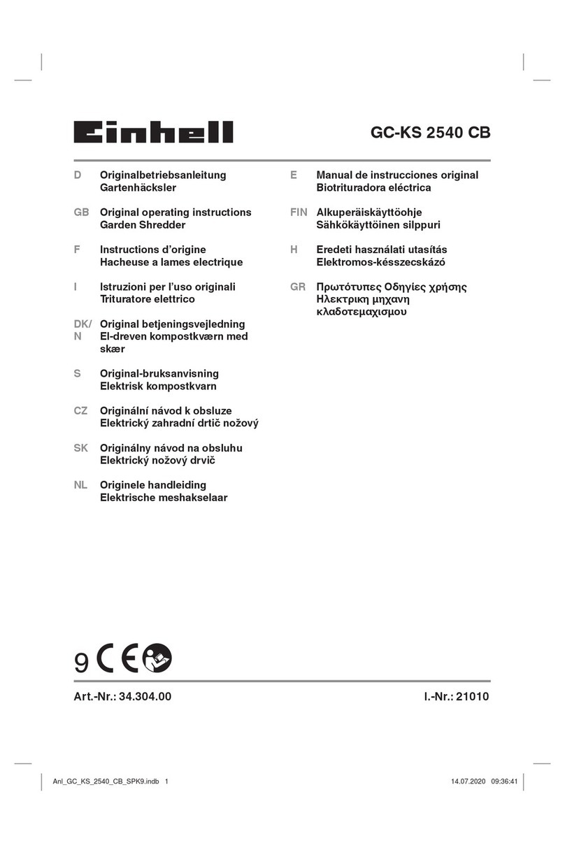 EINHELL GC-KS 2540 CB User manual