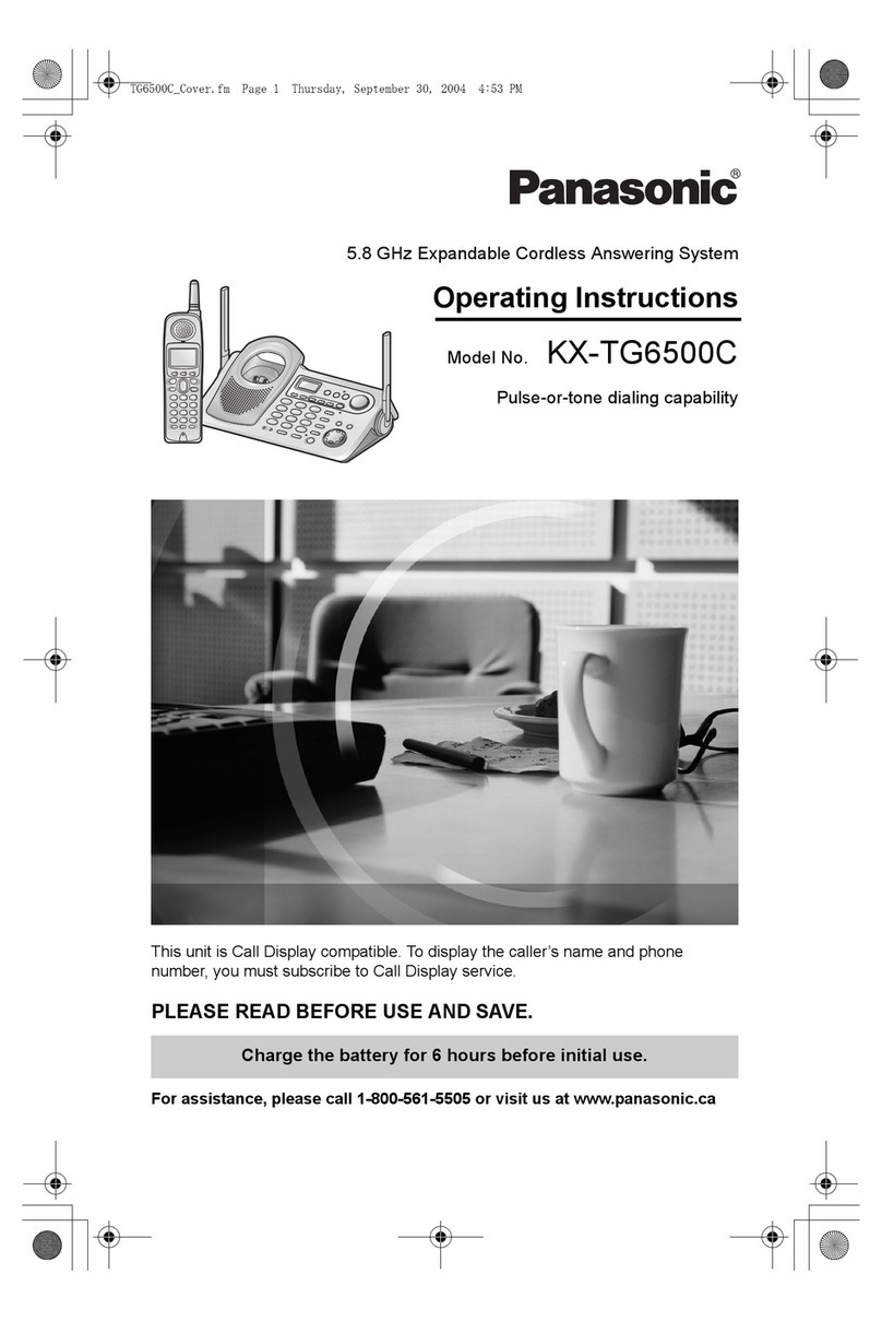 Panasonic KX-TG6500C User manual