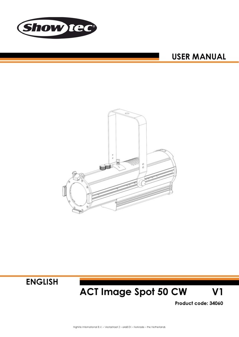 Show Tec ACT Image Spot 50 CW V1 User manual