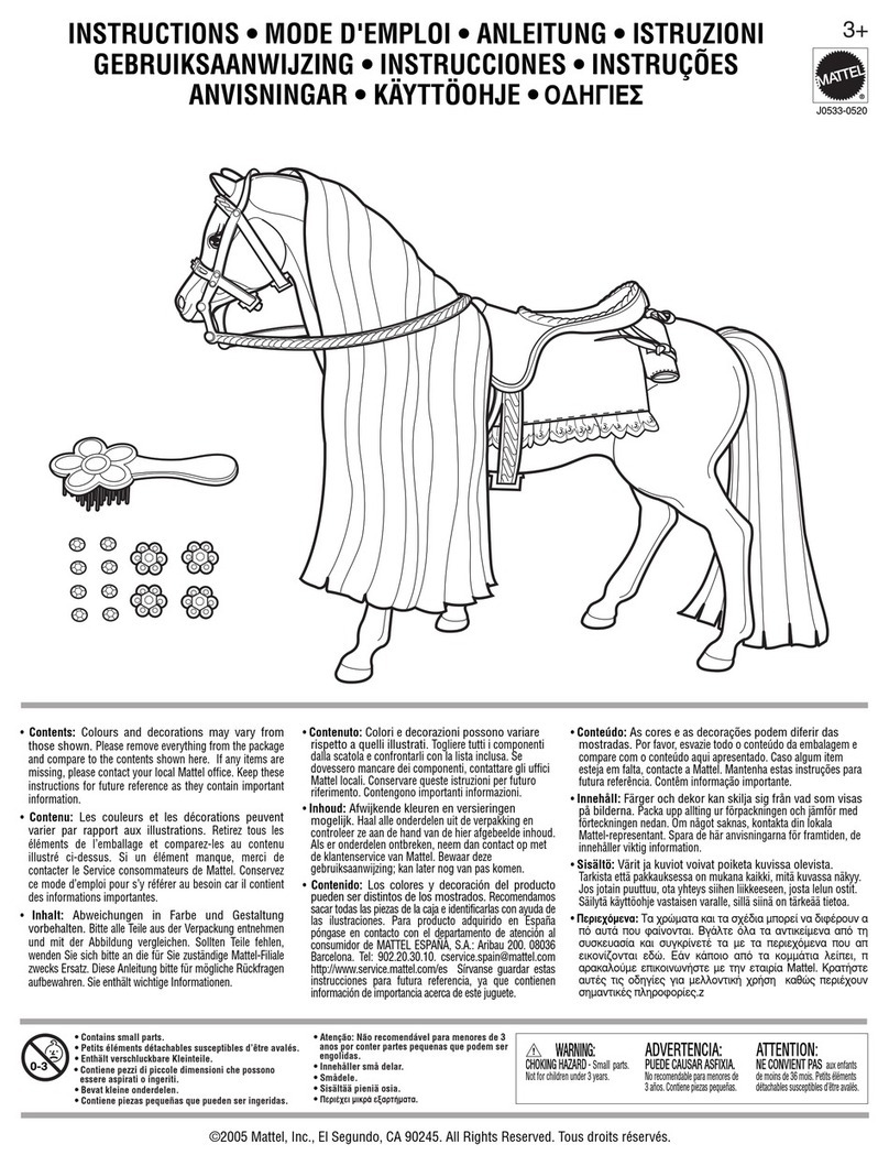 Mattel J0533 instructions