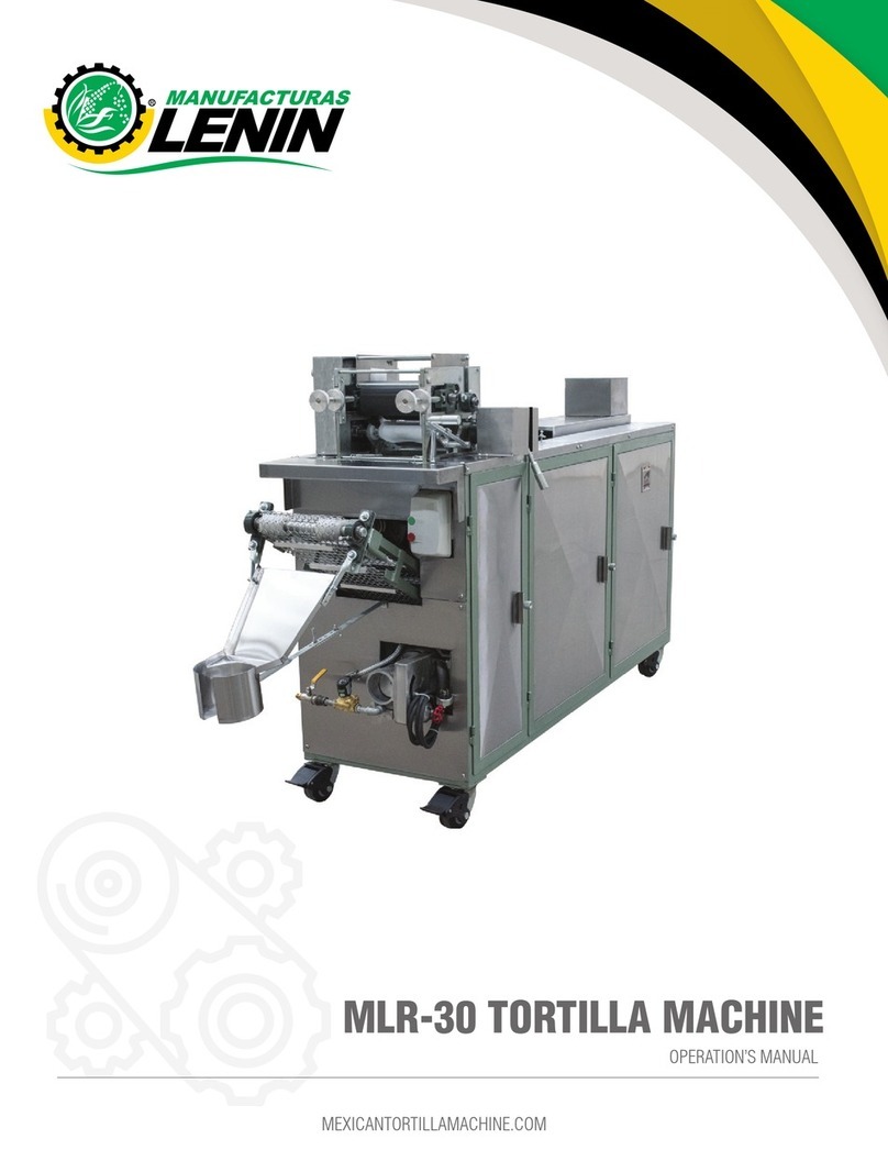 Manufacturas Lenin MLR-30 Operation manual