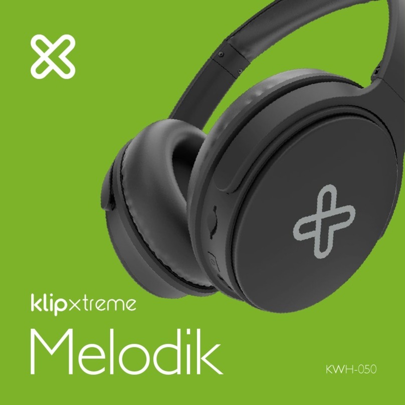 Klip Xtreme Melodik User manual Klip Xtreme Melodik User manual