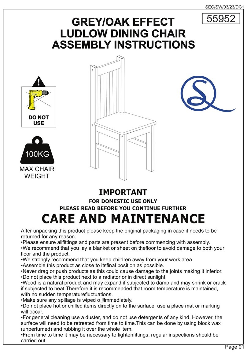 Seconique LUDLOW 55952 User manual