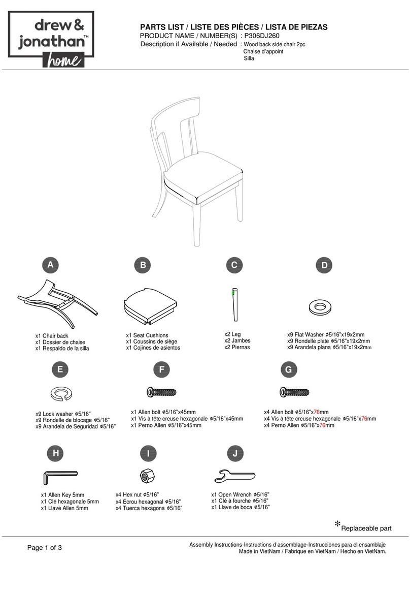 drew & jonathan home P306DJ260 User manual drew & jonathan home P306DJ260 User manual
